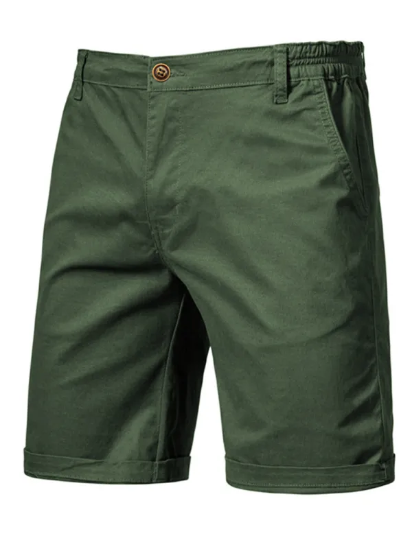 TEEK - Cotton Straight Slim Fit Shorts