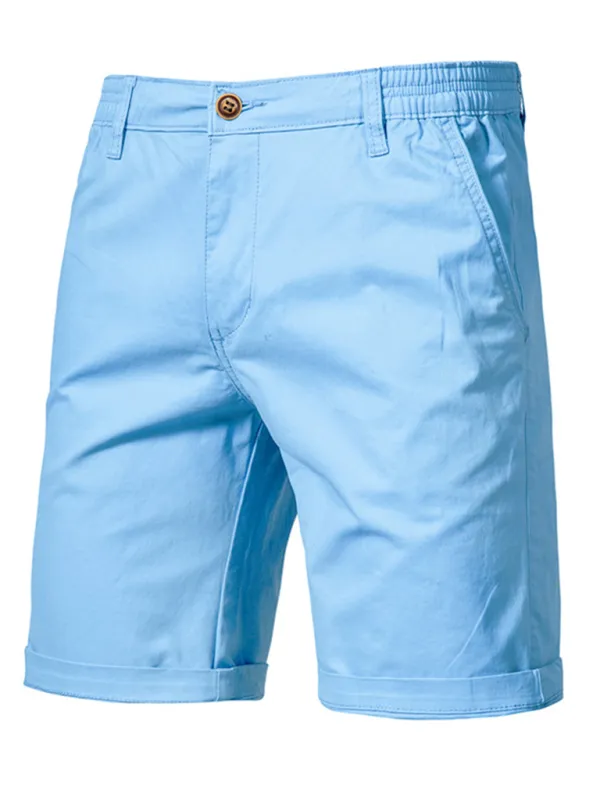 TEEK - Cotton Straight Slim Fit Shorts