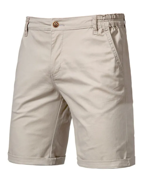 TEEK - Cotton Straight Slim Fit Shorts