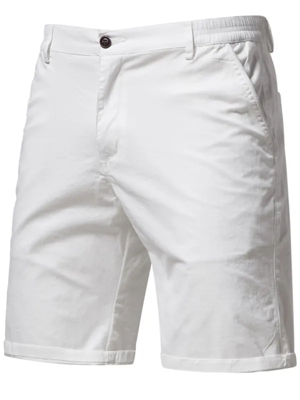 TEEK - Cotton Straight Slim Fit Shorts