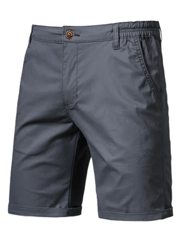 TEEK - Cotton Straight Slim Fit Shorts