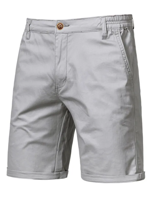 TEEK - Cotton Straight Slim Fit Shorts