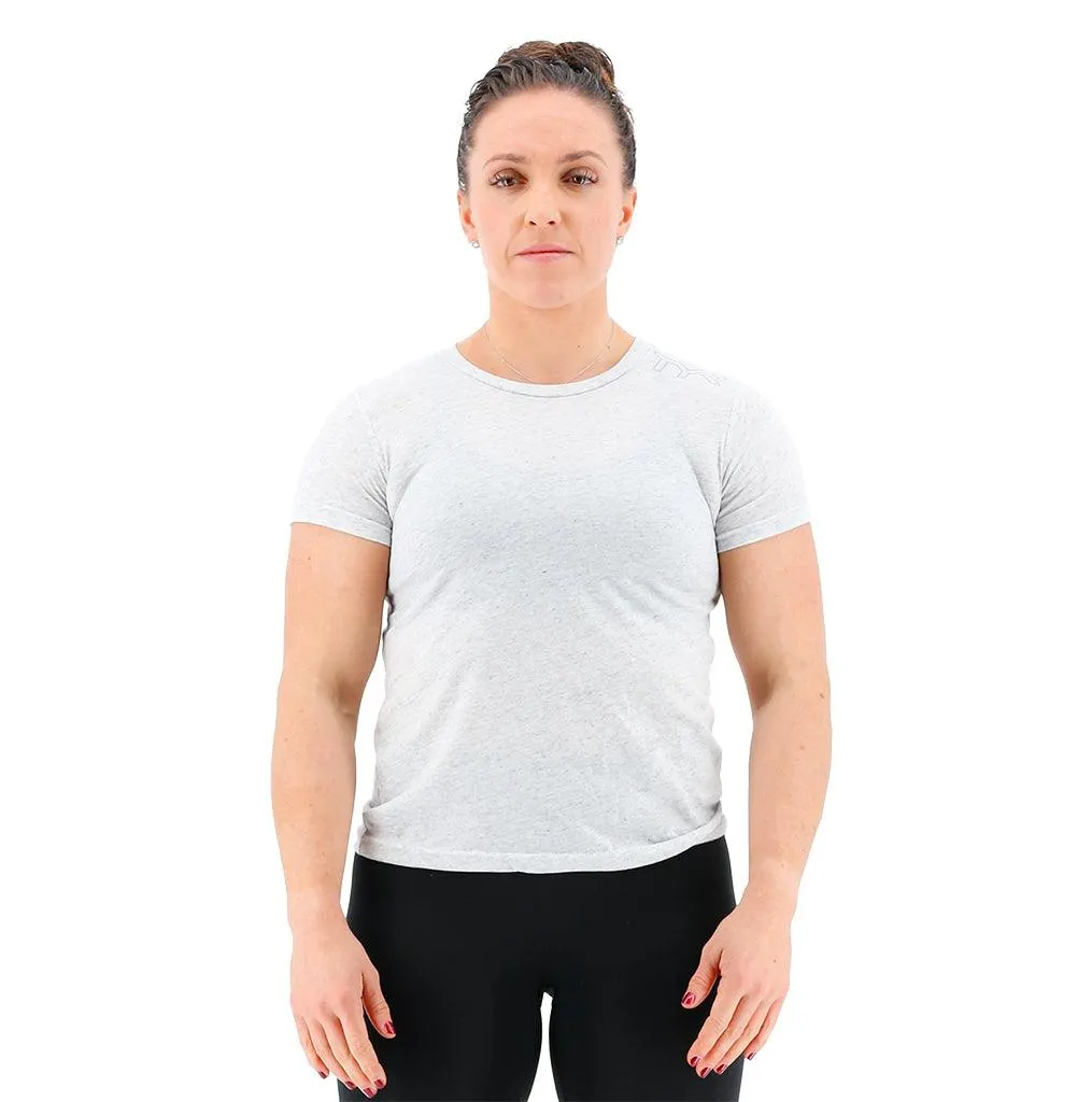 TYR Womens Oatmeal Olive Outline T-Shirt