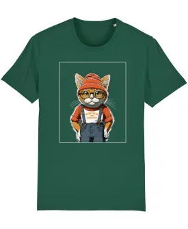 Unisex Organic Ginger Cat T-Shirt