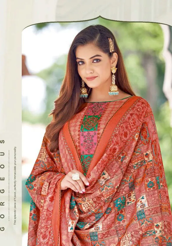 Unstitched Cotton Pakistani Karachi Suits Dress Material with Dupatta