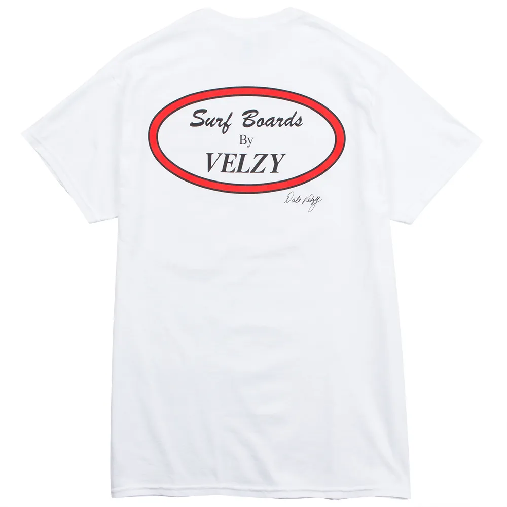 Velzy Surfboard Oval Mens Classic Tee